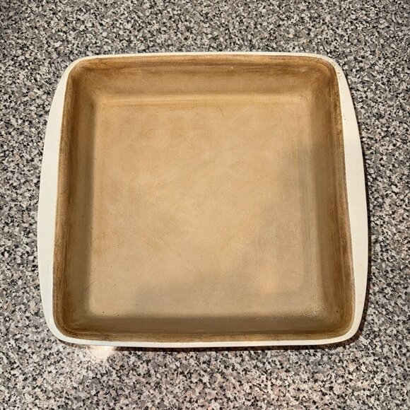 Pampered Chef Other - Pampered Chef Family Heritage Stoneware Square Baker Baking Pan 9 x 9 X 2.5 USA
